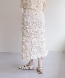 ear PAPILLONNER | 《セットアップ可》シワ加工スカート【SUM1 STYLE(スミスタイル)】(スカート)