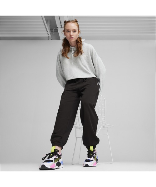 PUMA(プーマ)の「PUMA プーマ ウィメンズ プーマ チーム オーバーサイズ フーディ(パーカー・レディース・ブラック/ライトグレー/オフホワイト・X-SMALL/SMALL/MEDIUM/LARGE)」の18枚目の写真
