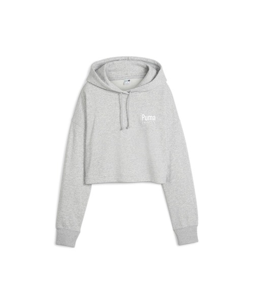 PUMA(プーマ)の「PUMA プーマ ウィメンズ プーマ チーム オーバーサイズ フーディ(パーカー・レディース・ブラック/ライトグレー/オフホワイト・X-SMALL/SMALL/MEDIUM/LARGE)」の16枚目の写真