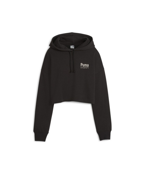 PUMA(プーマ)の「PUMA プーマ ウィメンズ プーマ チーム オーバーサイズ フーディ(パーカー・レディース・ブラック/ライトグレー/オフホワイト・X-SMALL/SMALL/MEDIUM/LARGE)」の11枚目の写真
