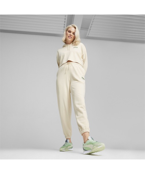 PUMA(プーマ)の「PUMA プーマ ウィメンズ プーマ チーム オーバーサイズ フーディ(パーカー・レディース・ブラック/ライトグレー/オフホワイト・X-SMALL/SMALL/MEDIUM/LARGE)」の22枚目の写真
