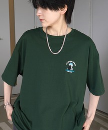 ILL'S（イルズ）の「新柄追加 ワンポイント刺繍ロゴ ヒゲおじ   デイリーウォーキング ビッグシルエット半袖Tシャツ カットソー メンズ レディース【ILL'S 】（Tシャツ/カットソー）」