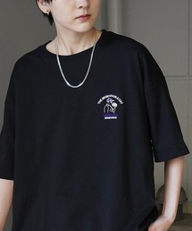 ILL'S（イルズ）の「新柄追加 ワンポイント刺繍ロゴ ヒゲおじ / デイリーウォーキング ビッグシルエット半袖Tシャツ カットソー メンズ レディース【ILL'S 】（Tシャツ/カットソー）」