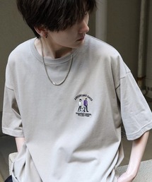 ILL'S（イルズ）の「新柄追加 ワンポイント刺繍ロゴ ヒゲおじ / デイリーウォーキング ビッグシルエット半袖Tシャツ カットソー メンズ レディース【ILL'S 】（Tシャツ/カットソー）」