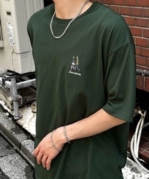 レアカラー♡ラルフローレン　ワンポイント刺繍Tシャツカットソー　くすみグリーン POLO Ralph Lauren ラルフローレン ワンポイント 刺繍 半袖 T