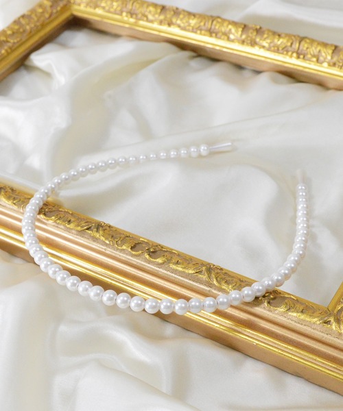 styiro（スタイロ）の「パールデザインカチューシャ（カチューシャ・レディース・ホワイト系その他/ホワイト系その他2/ホワイト系その他4/ホワイト系その他5/ホワイト系その他6/ホワイト系その他3/ホワイト系その他7・FREE）」の5枚目の写真