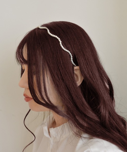 styiro（スタイロ）の「パールデザインカチューシャ（カチューシャ・レディース・ホワイト系その他/ホワイト系その他2/ホワイト系その他4/ホワイト系その他5/ホワイト系その他6/ホワイト系その他3/ホワイト系その他7・FREE）」の10枚目の写真