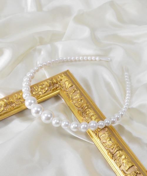 styiro（スタイロ）の「パールデザインカチューシャ（カチューシャ・レディース・ホワイト系その他/ホワイト系その他2/ホワイト系その他4/ホワイト系その他5/ホワイト系その他6/ホワイト系その他3/ホワイト系その他7・FREE）」の16枚目の写真