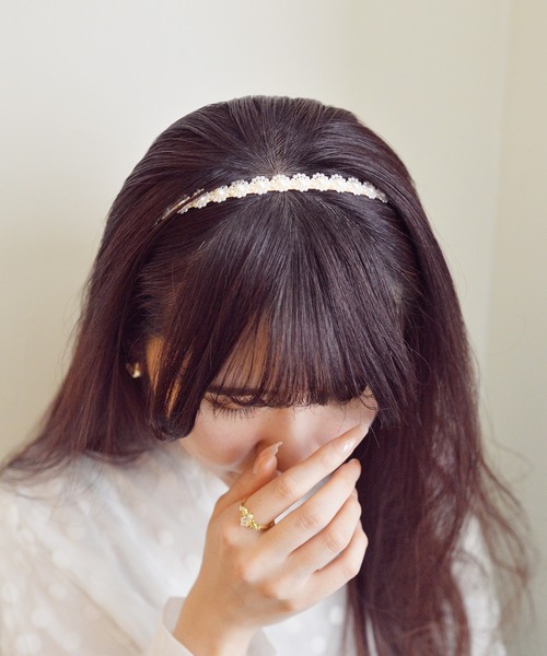 styiro（スタイロ）の「パールデザインカチューシャ（カチューシャ・レディース・ホワイト系その他/ホワイト系その他2/ホワイト系その他4/ホワイト系その他5/ホワイト系その他6/ホワイト系その他3/ホワイト系その他7・FREE）」の21枚目の写真