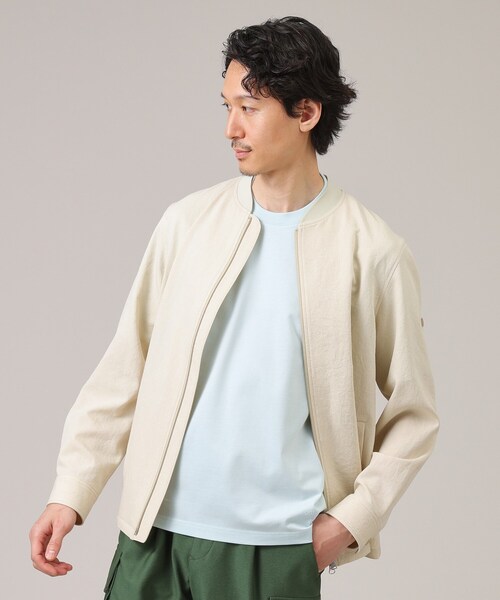 TAKEO KIKUCHI(タケオキクチ)の「【抗菌防臭】ジャケットインナー 半袖 カットソー(Tシャツ/カットソー・メンズ・ホワイト/ライトグレー/ライトブルー/ブラック・01/02/03/04/05)」の14枚目の写真