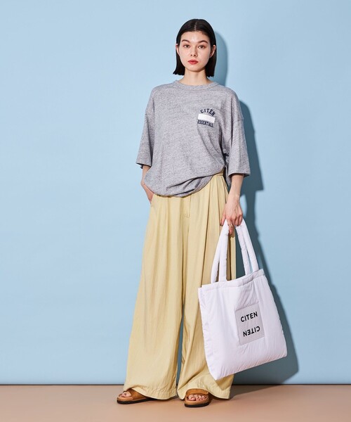 CITEN（シテン）の「＜CITEN＞3タック イージー ワイド パンツ（その他パンツ・レディース・ダークグリーン/ライトブルー/ダークグレー/オリーブ/ベージュ・S/M）」の7枚目の写真