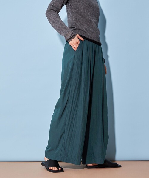 CITEN（シテン）の「＜CITEN＞3タック イージー ワイド パンツ（その他パンツ・レディース・ダークグリーン/ライトブルー/ダークグレー/オリーブ/ベージュ・S/M）」の12枚目の写真