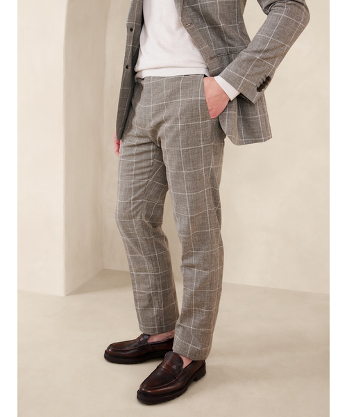 セール】Bixby イタリアン プラッドスーツパンツ（スーツパンツ  