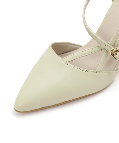 EDIT COLOGNE(エディットコロン)の「ナロークロスストラッフパンプス(パンプス・レディース・ライトグリーン/ベージュ/ブラック・23.0cm/23.5cm/24.0cm)」の10枚目の写真