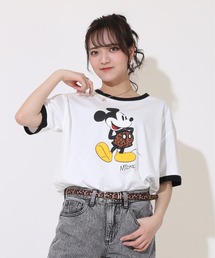 親子お揃い ディズニー リンガーTシャツ 9235A