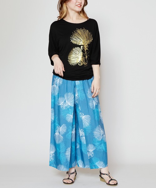 Maunaloa(マウナロア)の「【Maunaloa】クウレフアパンツ(その他パンツ・レディース・ブルー/ピンク/ブラック/ブラウン/グリーン・FREE)」の8枚目の写真