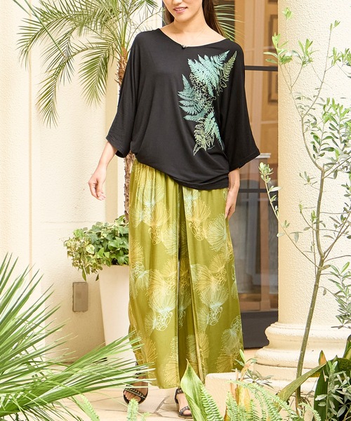 Maunaloa(マウナロア)の「【Maunaloa】クウレフアパンツ(その他パンツ・レディース・ブルー/ピンク/ブラック/ブラウン/グリーン・FREE)」の18枚目の写真
