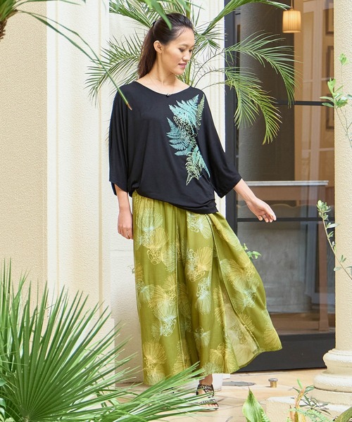 Maunaloa(マウナロア)の「【Maunaloa】クウレフアパンツ(その他パンツ・レディース・ブルー/ピンク/ブラック/ブラウン/グリーン・FREE)」の16枚目の写真