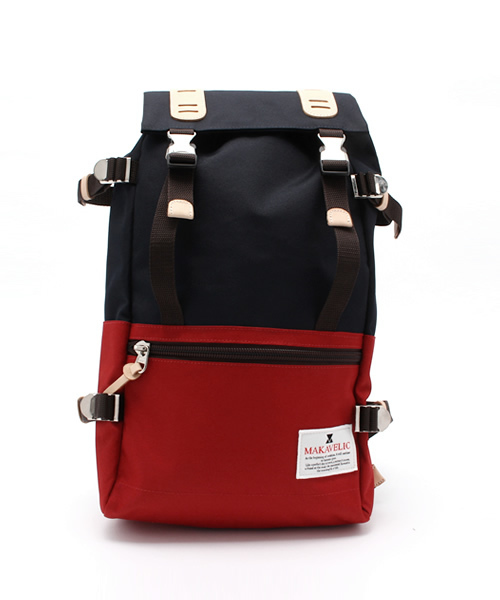 MAKAVELIC（マキャベリック）の「【MAKAVELIC】TRUCKS DOUBLE BELT DAYPACK MEDIUM（バックパック/リュック・レディース・ブラック/ネイビー/その他/その他1・FREE）」の3枚目の写真