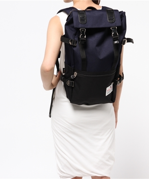 MAKAVELIC（マキャベリック）の「【MAKAVELIC】TRUCKS DOUBLE BELT DAYPACK MEDIUM（バックパック/リュック・レディース・ブラック/ネイビー/その他/その他1・FREE）」の11枚目の写真