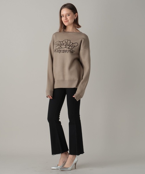 GAB GAB（ガブガブ）の「【FOREVER21×GAB GAB】ジャガードプルオーバー（ニット/セーター・レディース・ベージュ/チャコールグレー・FREE）」の11枚目の写真