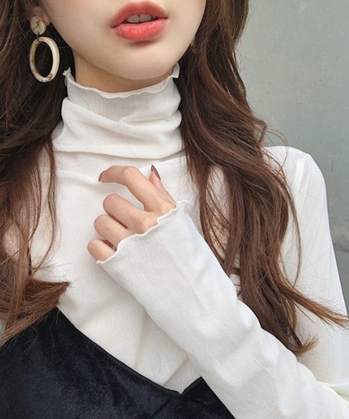 Miniministore(ミニミニストア)の「大人気 トップス レディース 長袖(シャツ/ブラウス・レディース・ベージュ/ホワイト/ブルーグレー/ブラック・FREE)」の1枚目の写真