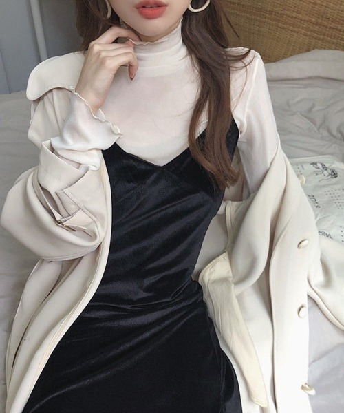 Miniministore(ミニミニストア)の「大人気 トップス レディース 長袖(シャツ/ブラウス・レディース・ベージュ/ホワイト/ブルーグレー/ブラック・FREE)」の14枚目の写真