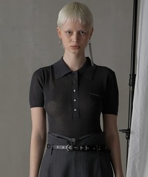 PRANK PROJECT | 【24SUMMER PRE ORDER】ポロニットボディスーツ / Polo Knit Bodysuit(ポロシャツ)