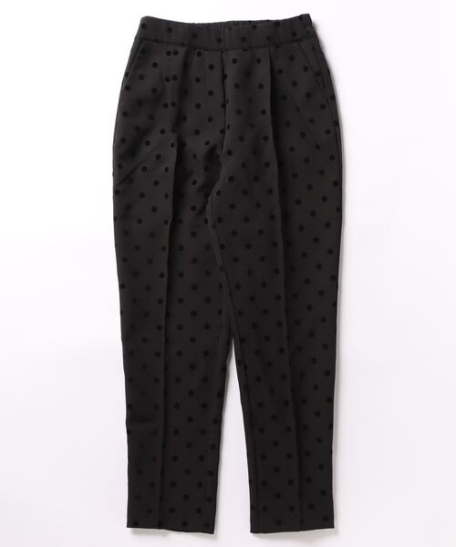 esutoreja(エストレジャ)の「ドットパンツ(スラックス・レディース・ブラック・M/S)」の3枚目の写真