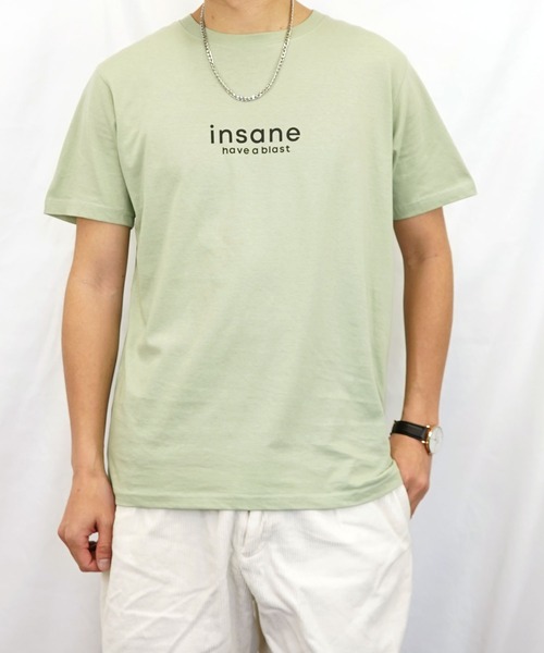 Burner(バーナー)の「【GROOVY STORE】スモールロゴプリント半袖クルーTシャツ(Tシャツ/カットソー・メンズ・モカ/ブルーグラス/スミクロ/インディゴブルー/ピンク/ブラック/ネイビー/ホワイト/スモーキーグリーン系/ホワイト系その他2/ブラック系その他2/グレイッシュブルー・LL/M/L)」の7枚目の写真