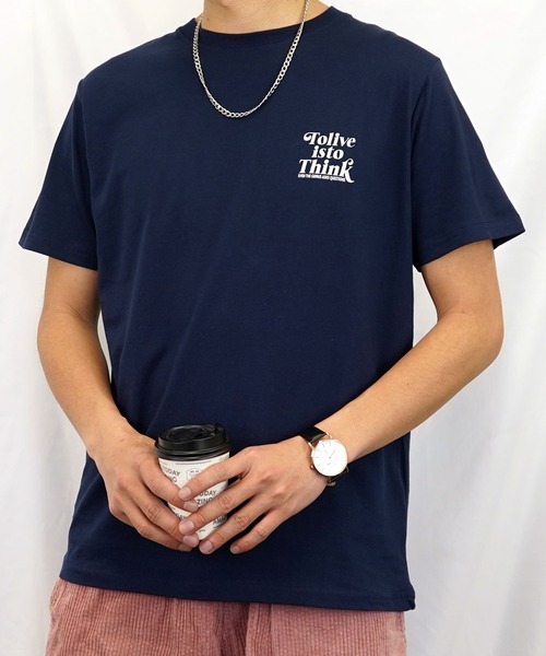 Burner(バーナー)の「【GROOVY STORE】スモールロゴプリント半袖クルーTシャツ(Tシャツ/カットソー・メンズ・モカ/ブルーグラス/スミクロ/インディゴブルー/ピンク/ブラック/ネイビー/ホワイト/スモーキーグリーン系/ホワイト系その他2/ブラック系その他2/グレイッシュブルー・LL/M/L)」の9枚目の写真