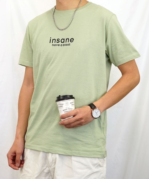 Burner(バーナー)の「【GROOVY STORE】スモールロゴプリント半袖クルーTシャツ(Tシャツ/カットソー・メンズ・モカ/ブルーグラス/スミクロ/インディゴブルー/ピンク/ブラック/ネイビー/ホワイト/スモーキーグリーン系/ホワイト系その他2/ブラック系その他2/グレイッシュブルー・LL/M/L)」の16枚目の写真