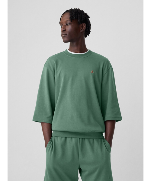 GAP(ギャップ)の「ブラナンベア オーバーサイズ クルーネックスウェット(ユニセックス)(Tシャツ/カットソー・メンズ・グレー/ブラック/ホワイト系その他/その他・M/L/XL/XS/S)」の8枚目の写真