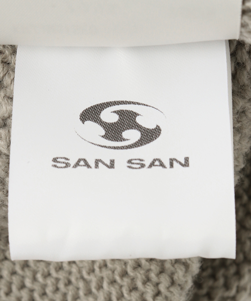 SAN SAN GEAR（サンサンギア）の「【SAN SAN GEAR / サンサンギア】LOGO BEANIE（ニットキャップ/ビーニー・メンズ・グレー/ブラック系その他・FREE）」の6枚目の写真