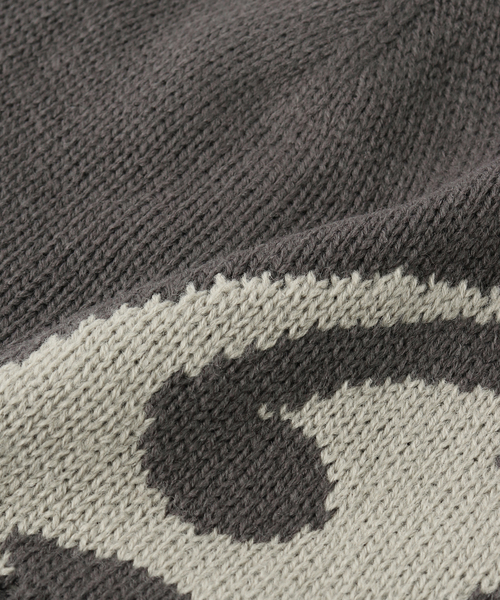 SAN SAN GEAR（サンサンギア）の「【SAN SAN GEAR / サンサンギア】LOGO BEANIE（ニットキャップ/ビーニー・メンズ・グレー/ブラック系その他・FREE）」の8枚目の写真