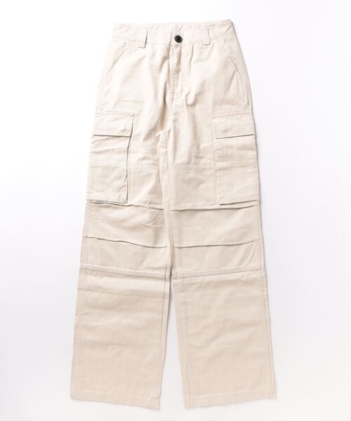 aimoha(アイモハ)の「【Aimoha】ストレートパンツ(その他パンツ・レディース・グリーン/レッド/ベージュ・SMALL/MEDIUM/LARGE)」の5枚目の写真