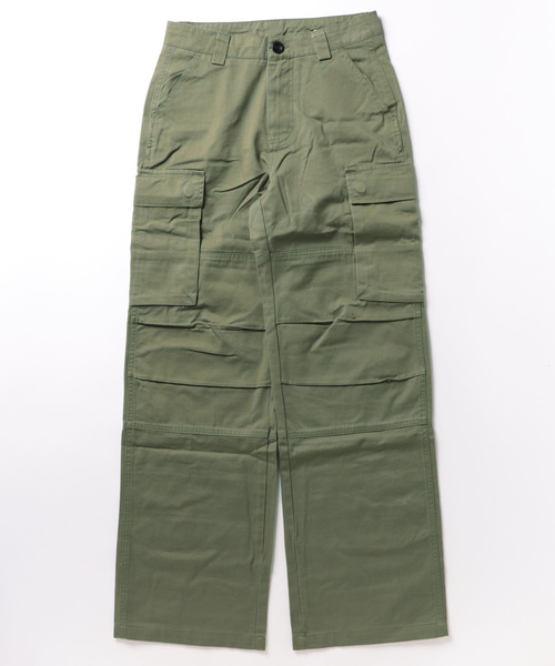 aimoha(アイモハ)の「【Aimoha】ストレートパンツ(その他パンツ・レディース・グリーン/レッド/ベージュ・SMALL/MEDIUM/LARGE)」の6枚目の写真