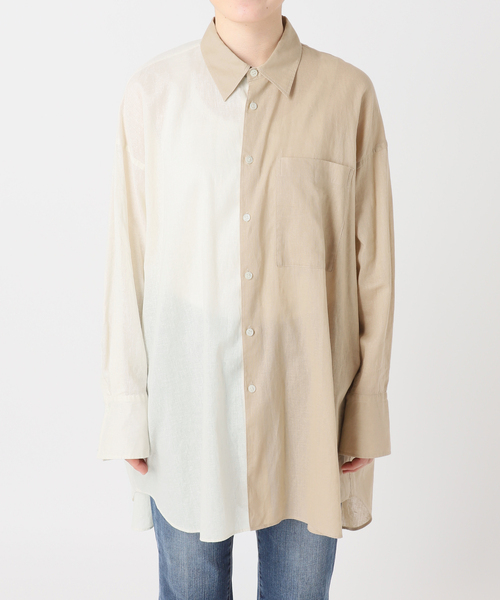 Spick & Span(スピックアンドスパン)の「コットンリネンロングシャツ(シャツ/ブラウス・レディース・ベージュ/ピンク系その他・FREE)」の16枚目の写真