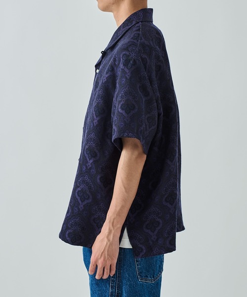 superNova.(スーパーノヴァ)の「【superNova./スーパーノヴァ】Aloha shirt-Damask jacquard(シャツ/ブラウス・メンズ・パープル・S/M)」の5枚目の写真