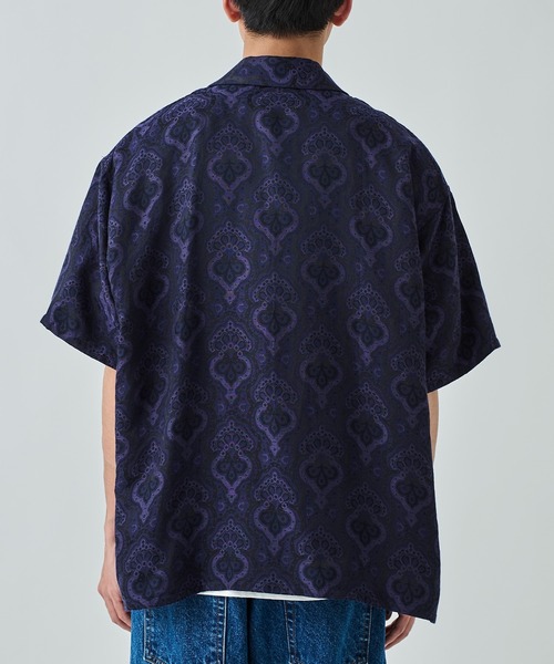 superNova.(スーパーノヴァ)の「【superNova./スーパーノヴァ】Aloha shirt-Damask jacquard(シャツ/ブラウス・メンズ・パープル・S/M)」の6枚目の写真