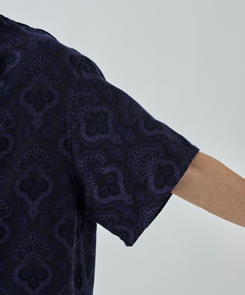 superNova.(スーパーノヴァ)の「【superNova./スーパーノヴァ】Aloha shirt-Damask jacquard(シャツ/ブラウス・メンズ・パープル・S/M)」の8枚目の写真