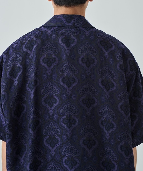 superNova.(スーパーノヴァ)の「【superNova./スーパーノヴァ】Aloha shirt-Damask jacquard(シャツ/ブラウス・メンズ・パープル・S/M)」の10枚目の写真