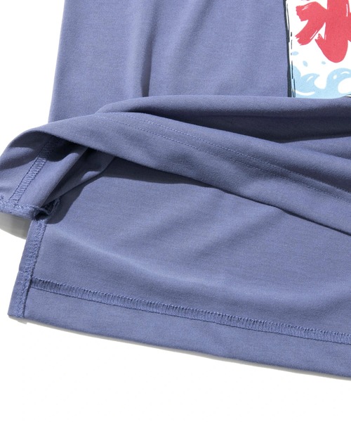 go slow caravan（ゴースローキャラバン）の「Drymix カキ氷猫TEE（Tシャツ/カットソー・メンズ・ネイビー/ラベンダー/ライム・X-LARGE/LARGE/MEDIUM/SMALL）」の14枚目の写真