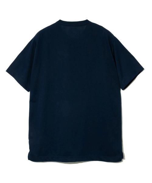 go slow caravan（ゴースローキャラバン）の「Drymix カキ氷猫TEE（Tシャツ/カットソー・メンズ・ネイビー/ラベンダー/ライム・X-LARGE/LARGE/MEDIUM/SMALL）」の6枚目の写真