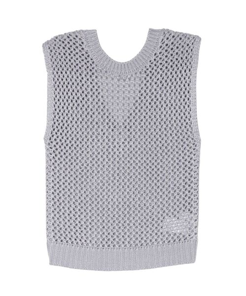 LAGUNAMOON（ラグナムーン）の「メタリックメッシュニットプルオーバー（ニット/セーター・レディース・ゴールド/シルバー・FREE）」の3枚目の写真