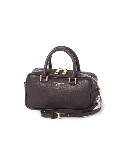 BABYLONE（バビロン）の「【CHRISTIAN VILLA 】ミニスクエアバッグ（ショルダーバッグ・レディース・ライトグレー/ブラック/ベージュ/ダークブラウン・FREE）」の4枚目の写真