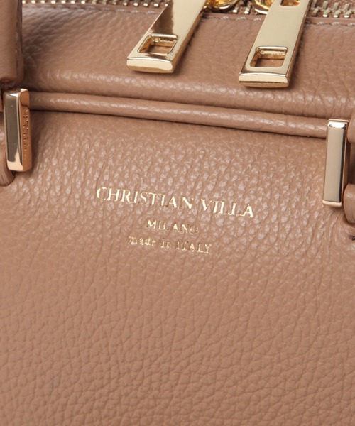 BABYLONE（バビロン）の「【CHRISTIAN VILLA 】ミニスクエアバッグ（ショルダーバッグ・レディース・ライトグレー/ブラック/ベージュ/ダークブラウン・FREE）」の16枚目の写真