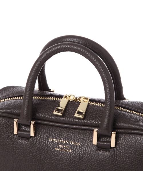 BABYLONE（バビロン）の「【CHRISTIAN VILLA 】ミニスクエアバッグ（ショルダーバッグ・レディース・ライトグレー/ブラック/ベージュ/ダークブラウン・FREE）」の6枚目の写真