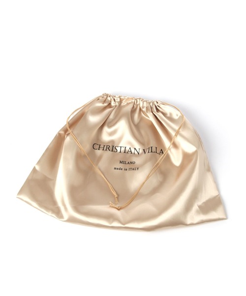 BABYLONE（バビロン）の「【CHRISTIAN VILLA 】ミニスクエアバッグ（ショルダーバッグ・レディース・ライトグレー/ブラック/ベージュ/ダークブラウン・FREE）」の9枚目の写真