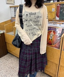 【低身長サイズあり】アソート柄シアーロンT